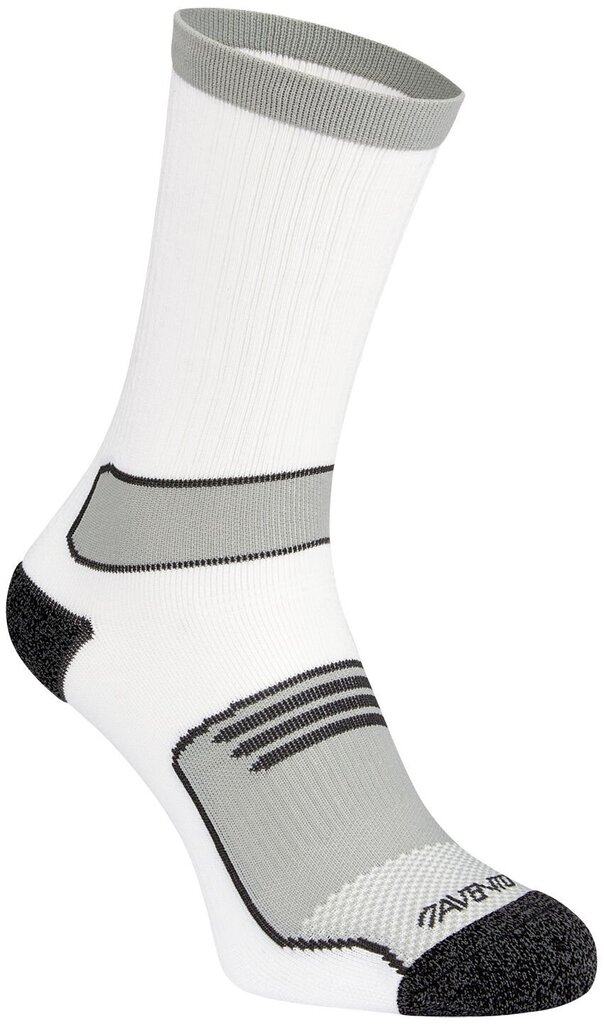 Meeste spordisokid Avento, 2 tk, white/grey цена и информация | Sokid meestele | hansapost.ee