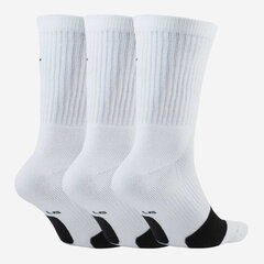 Носки Nike Crew Everyday Bball 3Pr White DA2123 100/46-50 цена и информация | Мужские носки | hansapost.ee