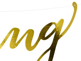Гирлянда Elegant Bliss Wedding, золотого цвета, 16,5x45 см, 1 коробка/ 40 упаковок (1 упаковка/1 шт) цена и информация | Праздничные декорации | hansapost.ee
