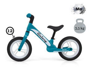 Детский балансировочный велосипед Milly Mally Galaxy, синий цена и информация | Балансировочные велосипеды | hansapost.ee