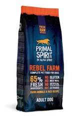 Primal Spirit влажный корм для взрослых собак Rebel Farm 12кг цена и информация | PRIMAL SPIRIT Товары для животных | hansapost.ee