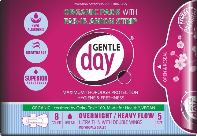 Pesukaitsmed Gentle Day 8 tk, 290 mm hind ja info | Tampoonid, hügieenisidemed ja menstruaalanumad | hansapost.ee