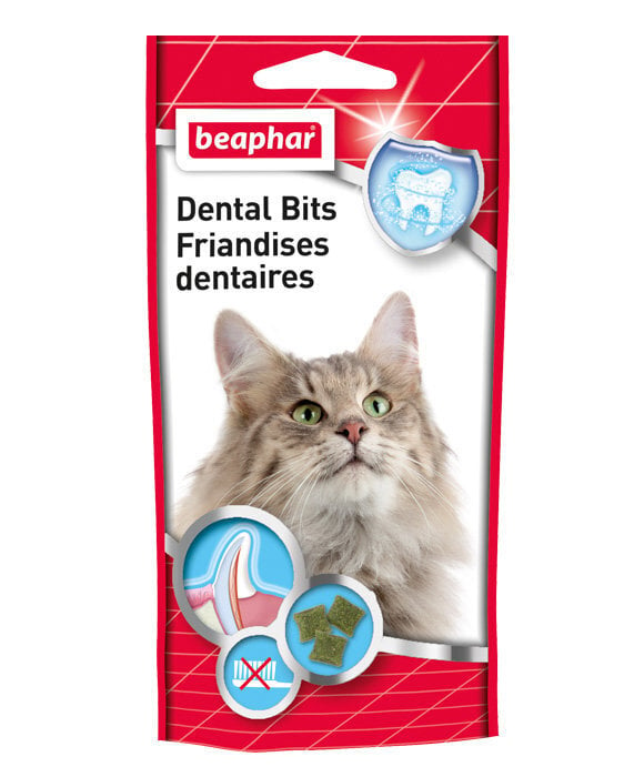 Kuivtoit Beaphar Dental Bits hammaste hoolduseks, 35 g цена и информация | Kasside maiused | hansapost.ee