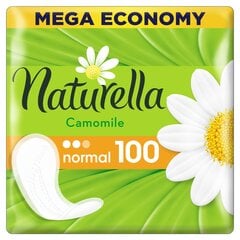 Hügieenisidemed NATURELLA Light Camomile, 100 tk hind ja info | Tampoonid, hügieenisidemed ja menstruaalanumad | hansapost.ee