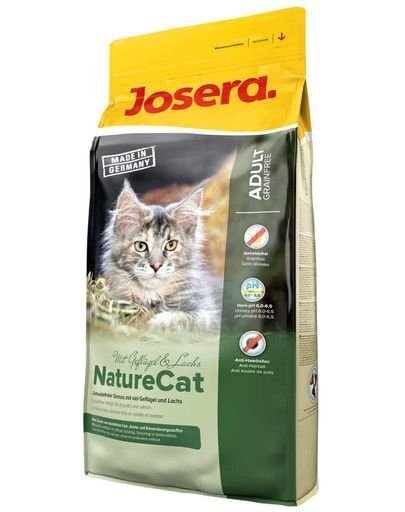 Josera NatureCat, 10 kg hind ja info | Kassi kuivtoit ja kassikrõbinad | hansapost.ee