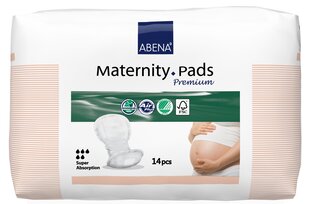 Прокладки после родов Abena Maternity Pads, 14 шт. цена и информация | Тампоны, гигиенические прокладки для критических дней, ежедневные прокладки | hansapost.ee