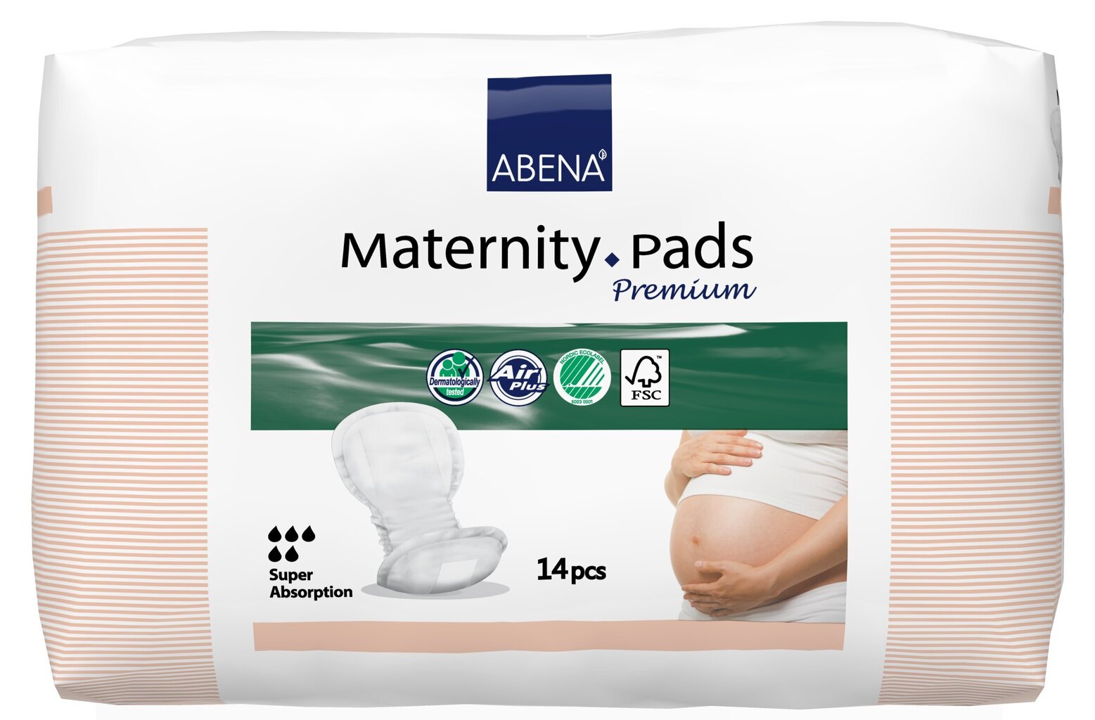 Sünnitusjärgsed sidemed Abena Maternity Pads, 14 tk. цена и информация | Tampoonid, hügieenisidemed ja menstruaalanumad | hansapost.ee