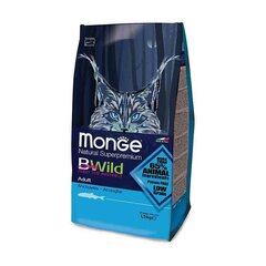 Monge BWild Cat Взрослый полноценный корм для кошек со свежими анчоусами 1,5 кг цена и информация | Сухой корм для кошек | hansapost.ee