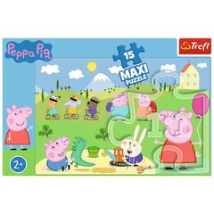 Пазл Trefl Maxi Pig Peppa (Свинка Пеппа), 15 д. цена и информация | Пазлы | hansapost.ee