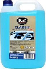 Talvine klaasipesuvedelik K2 CLAREN, 5L hind ja info | Klaasipesuvedelikud ja jahutusvedelikud | hansapost.ee