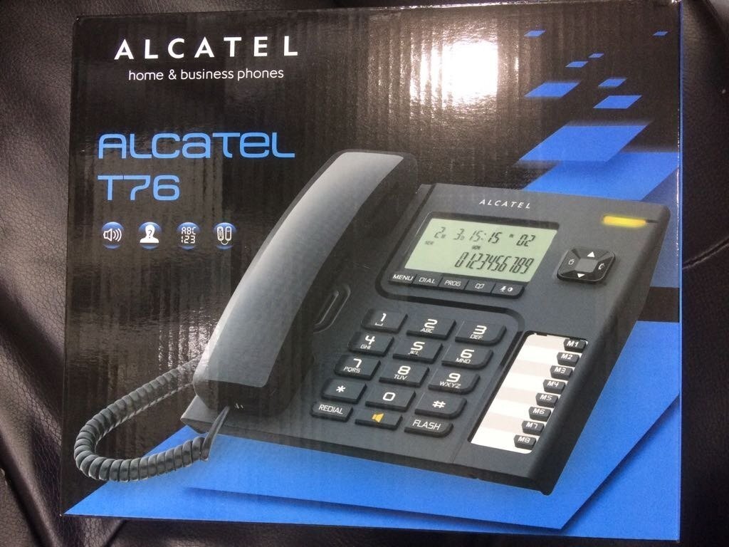 Alcatel T76, must цена и информация | Lauatelefonid | hansapost.ee
