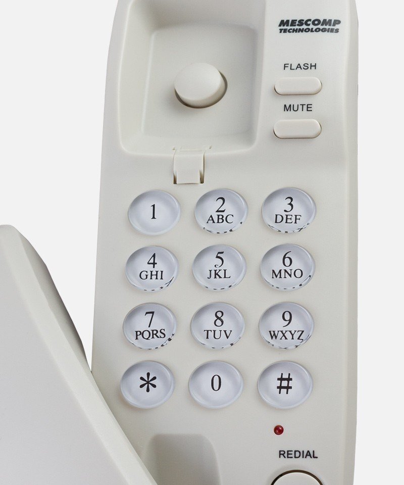 Mescomp MT518, valge hind ja info | Lauatelefonid | hansapost.ee