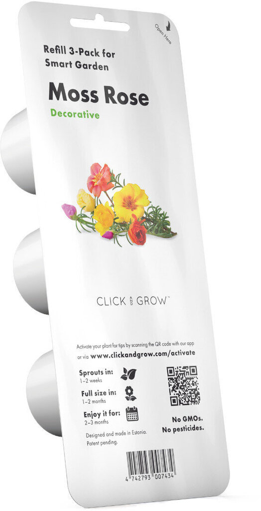 Click & Grow Smart Garden refill Mururoos 3tk hind ja info | Nutipotid ja taimelambid | hansapost.ee