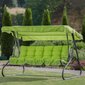 Patjade komplekt varikatusega aiakiikedele Patio Parma/Milano, roheline цена и информация | Toolipadjad ja toolikatted | hansapost.ee