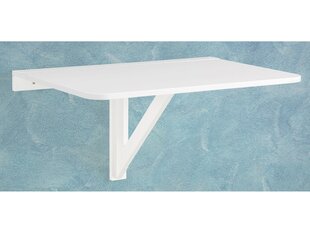 Kokkupandav laud Trento, 60x80 cm, valge hind ja info | Köögilauad, söögilauad | hansapost.ee