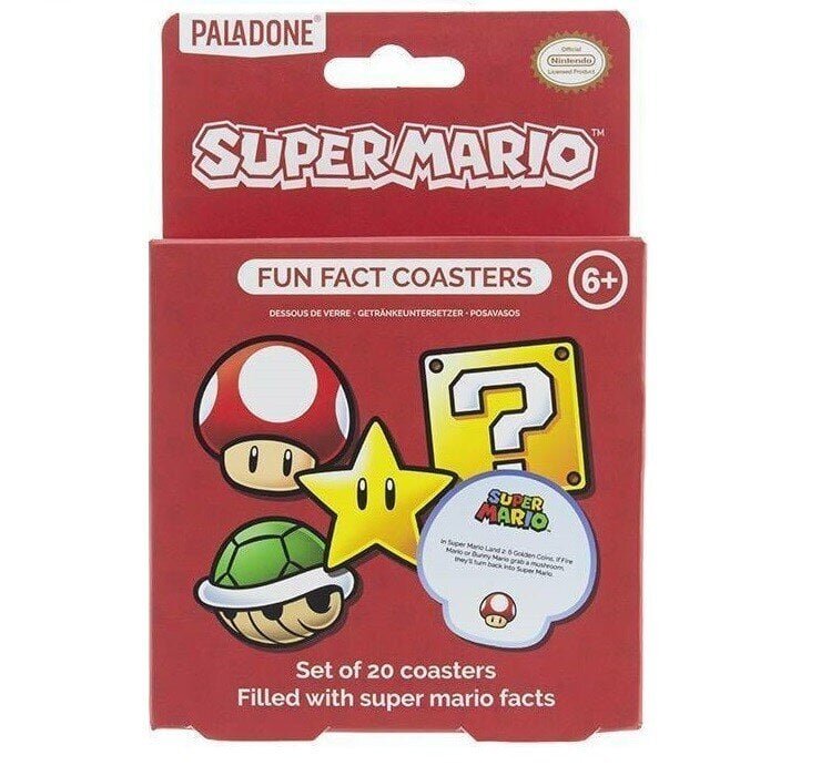 Kleebis Paladone Super Mario Fun Fact hind ja info | Fännitooted mänguritele | hansapost.ee