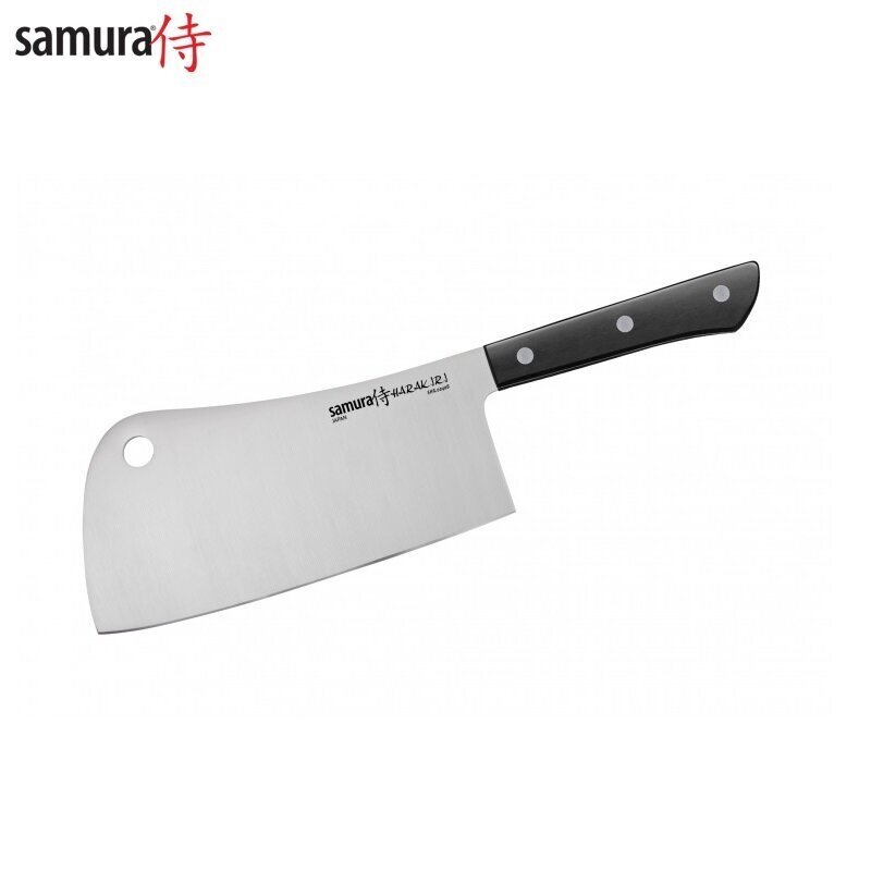 Samura HARAKIRI Universal Kitchen Cleaver 7.1/180mm 59 HRC with Black handle цена и информация | Kööginoad ja teritajad | hansapost.ee