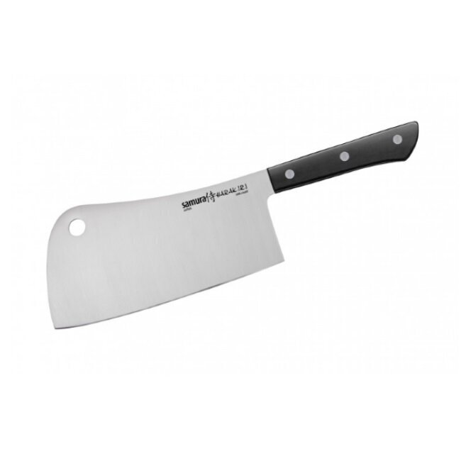 Samura HARAKIRI Universal Kitchen Cleaver 7.1/180mm 59 HRC with Black handle цена и информация | Kööginoad ja teritajad | hansapost.ee