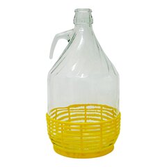 Klaaspudel plastikust korvis Dama, 5 L hind ja info | Hoidistamine | hansapost.ee