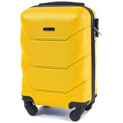 Маленький чемодан Wings Peacock S, желтый цена и информация | Чемоданы, дорожные сумки | hansapost.ee