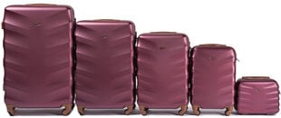 Комплект из 5 чемоданов Wings 402-5, красный цена и информация | Чемоданы, дорожные сумки | hansapost.ee