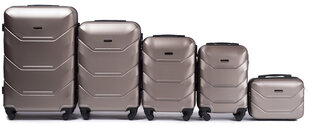 5-osaline kohvrite komplekt Wings 147-5, helepruun hind ja info | Kohvrid, reisikotid | hansapost.ee