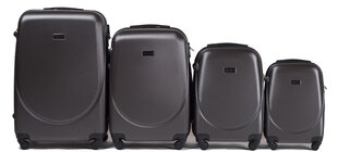 4-osaline kohvrite komplekt Wings 310-4, tumehall price and information | Suitcases, travel bags | hansapost.ee