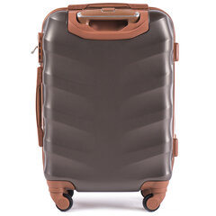 Маленький чемодан Wings Albatross XS, коричневый цена и информация | Чемоданы, дорожные сумки | hansapost.ee