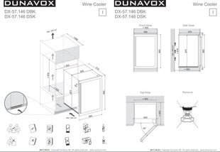 Dunavox DX-57.146DWK hind ja info | Dunavox Kodumasinad | hansapost.ee