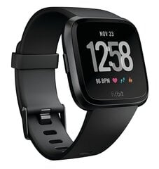 Fitbit Versa (NFC), Black / Black Aluminum, EU цена и информация | Смарт-часы (smartwatch) | hansapost.ee