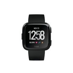 Fitbit Versa (NFC), Black / Black Aluminum, EU цена и информация | Смарт-часы (smartwatch) | hansapost.ee