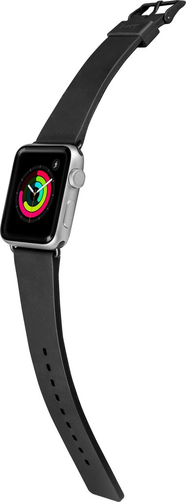 Vahetusrihm Apple Watch 42mm Laut Active Onyx : LAUT_AWL_AC_BK цена и информация | Nutikellade aksessuaarid ja tarvikud | hansapost.ee