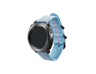 Ремешок GP-R600BREECAF Samsung Gear Sport Studio Premium Nato Strap Blue/Pink цена и информация | Аксессуары для смарт-часов и браслетов | hansapost.ee