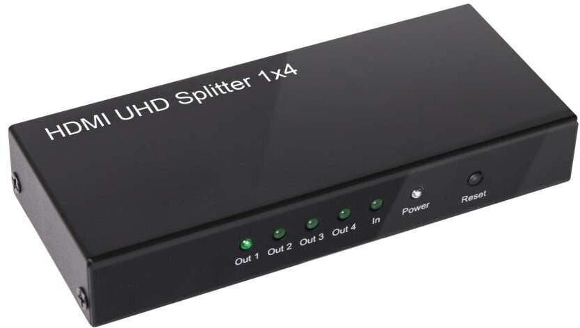 CLUB 3D HDMI 2.0 UHD Splitter 4 Ports цена и информация | USB adapterid ja jagajad | hansapost.ee