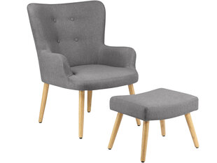 Tugitool koos jalatoega Notio Living Chanel, hall price and information | Armchairs | hansapost.ee