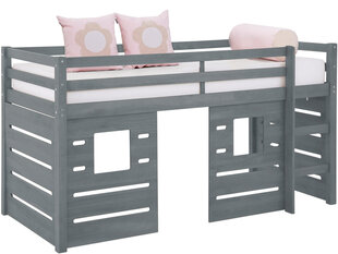 Детская кроватка - игровой домик Notio Living Allie, серый цена и информация | Детские кровати | hansapost.ee