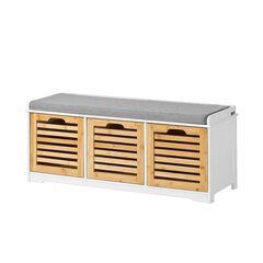 Jalanõudekapp SoBuy FSR23-WN, valge price and information | Shoe cupboards, shoe racks | hansapost.ee