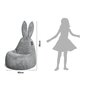 Kott-tool Qubo™ Baby Rabbit, gobelään, tumeroheline цена и информация | Kott-toolid, tugitoolid ja tumbad lastele | hansapost.ee