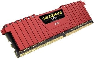 Corsair Vengeance LPX DDR4, 4x16GB, 2133MHz, CL13 (CMK64GX4M4A2133C13R) цена и информация | Объём памяти (RAM) | hansapost.ee