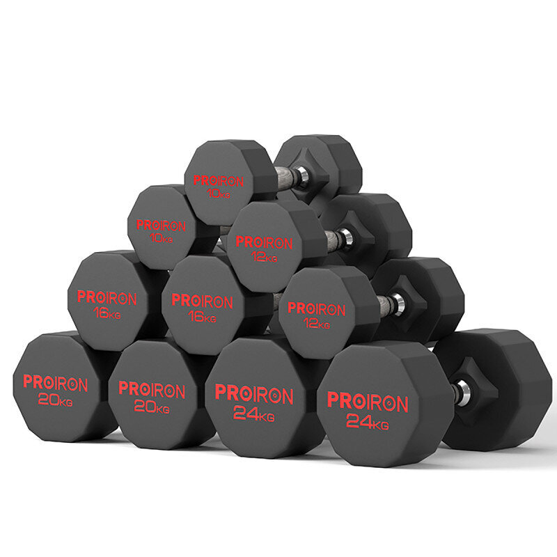 PROIRON PRKRD03K Rubber Dumbbell, 6.00 k hind ja info | Hantlid, kangid, raskused | hansapost.ee