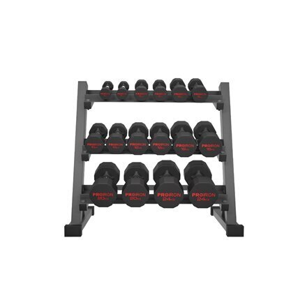 PROIRON PRKRD05K Rubber Dumbbell, 10.00 цена и информация | Hantlid, kangid, raskused | hansapost.ee