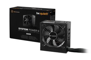 Be Quiet! System Power 9 CM - 500W BN301 цена и информация | Be quiet! Компьютерная техника | hansapost.ee
