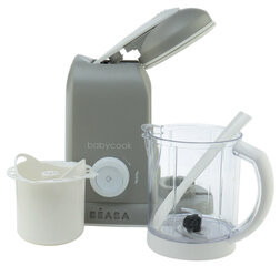 Blender-auruti Beaba Babycook Solo, Grey 912461 hind ja info | Beebitoidu valmistamiseks | hansapost.ee