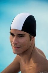 Ujumismüts FASHY Mens Cap, must/valge hind ja info | Fashy Riided, jalanõud ja aksessuaarid | hansapost.ee