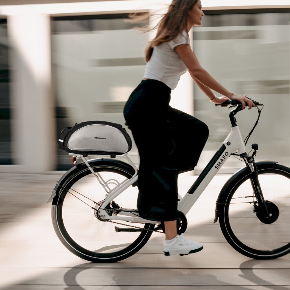 Wozinsky Bicycle Bike Pannier Bag Tagumise pakiraami peale kott õlarihmaga 13L must (WBB1BK) цена и информация | Rattakotid ja telefonikotid | hansapost.ee