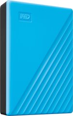WD My Passport 2.5'' 4TB USB 3.2, синий цена и информация | Жёсткие диски (SSD, HDD) | hansapost.ee