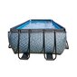 Karkassiga bassein liivafiltri ja katusega Exit Premium Stone, 540x250 cm, hall цена и информация | Basseinid | hansapost.ee