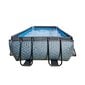 Karkassiga bassein liivafiltri, katuse ja soojuspumbaga Exit Stone, 540x250x100 cm, hall цена и информация | Basseinid | hansapost.ee