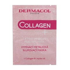 Dermacol Collagen+ Lifting Metallic Peel-Off näomask 15 ml hind ja info | Näomaskid ja silmamaskid | hansapost.ee