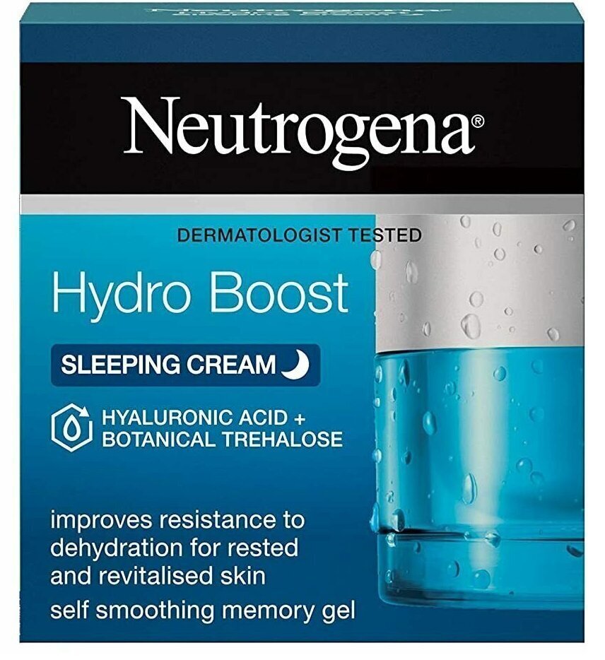 Öökreem näomask Neutrogena Hydro Boost, 50 ml цена и информация | Näomaskid ja silmamaskid | hansapost.ee